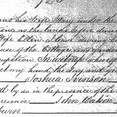 Will of Joshua Ivinson